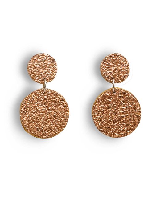 EARRING DOTS - rosé rib