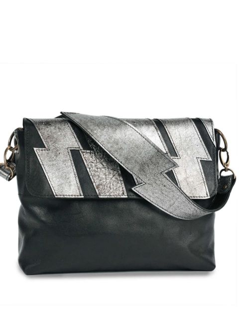 CROSSBODY BAG - coal silver flash - TESS