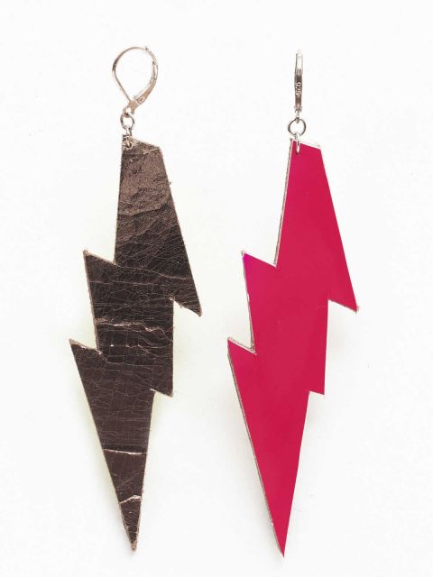 EARRING FLASH - pink gold