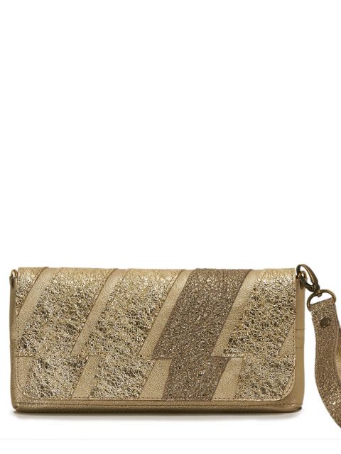 CLUTCH - gold rib gold flash - LUNA